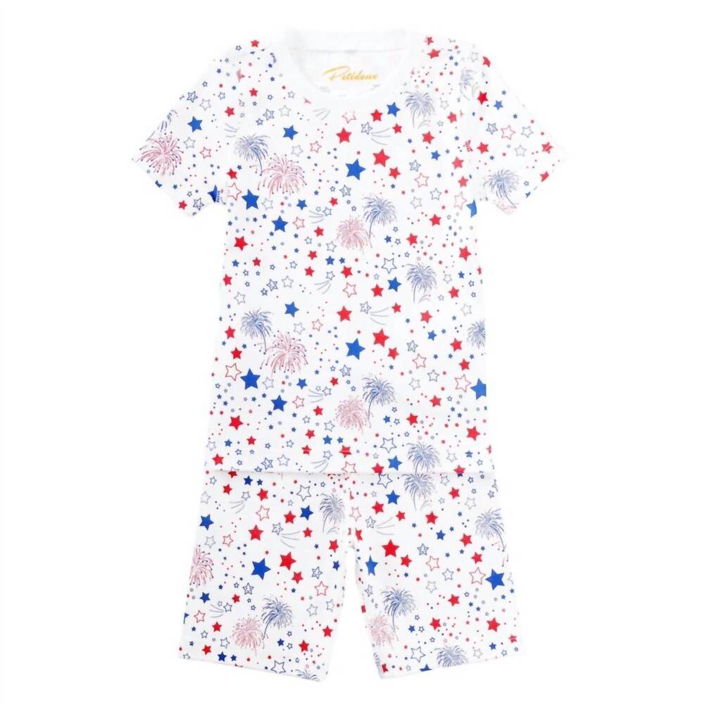 NEW PETIDOUX kids' summer pajamas in celebration
